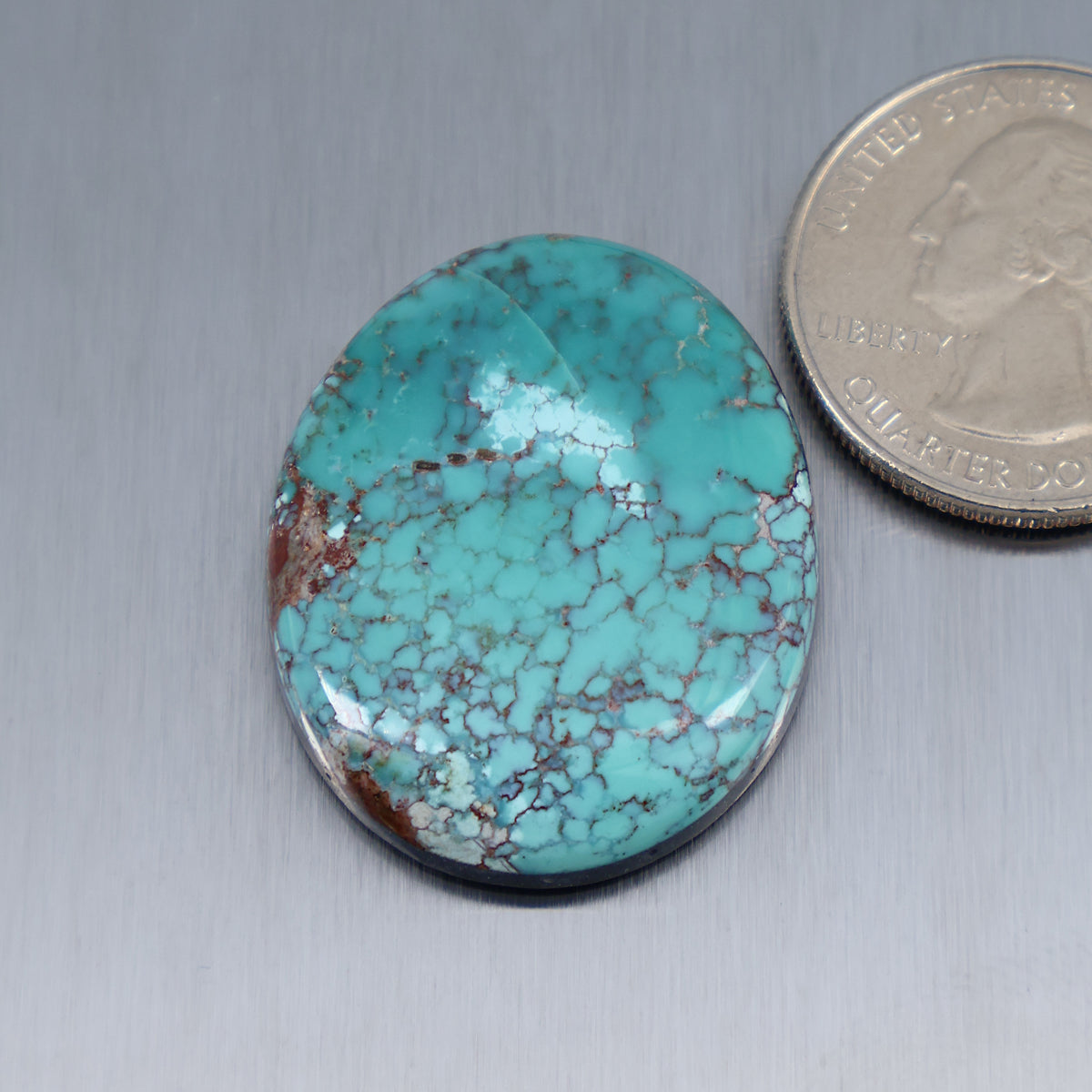 Red River Turquoise Cabochon A312
