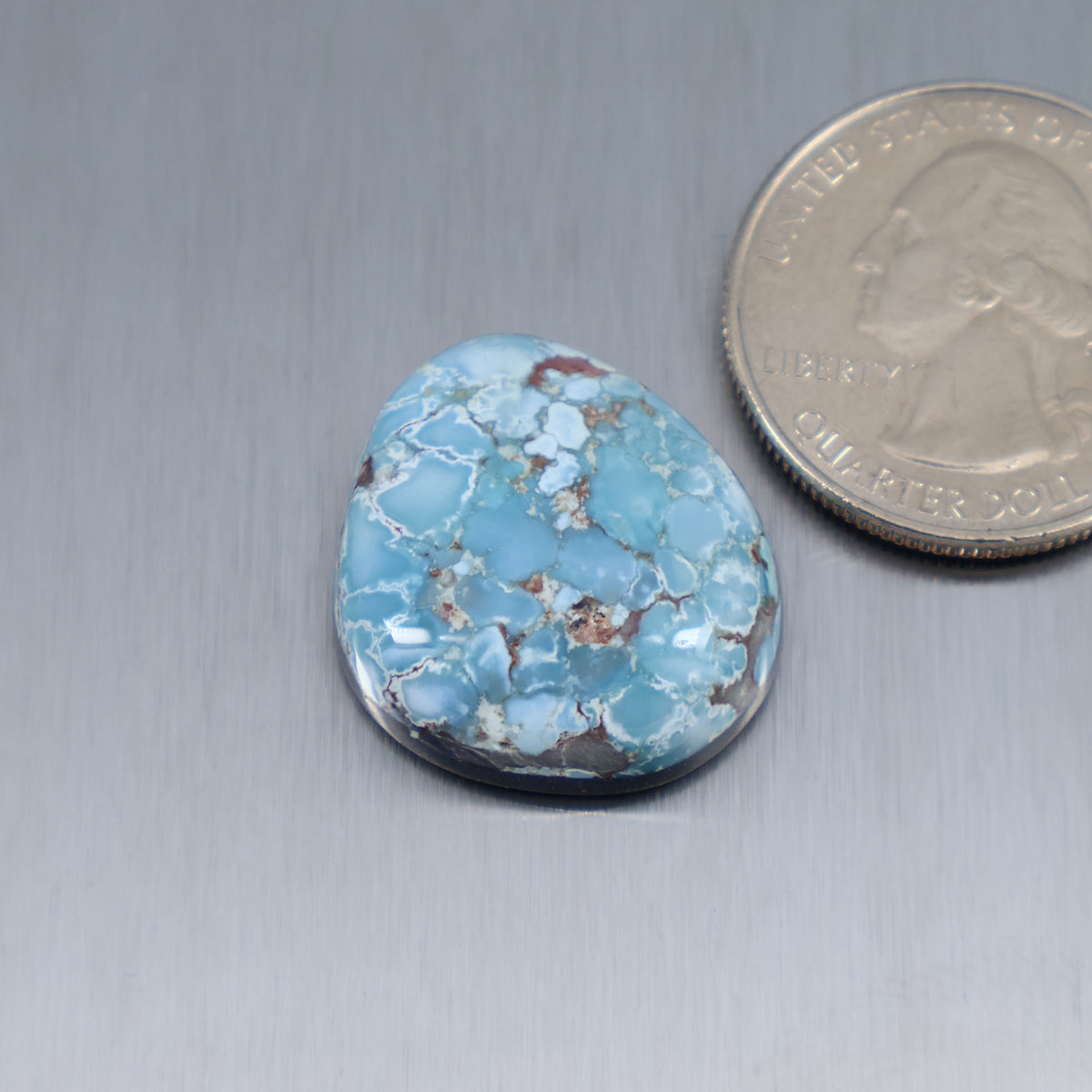 Red River Turquoise Cabochon A313