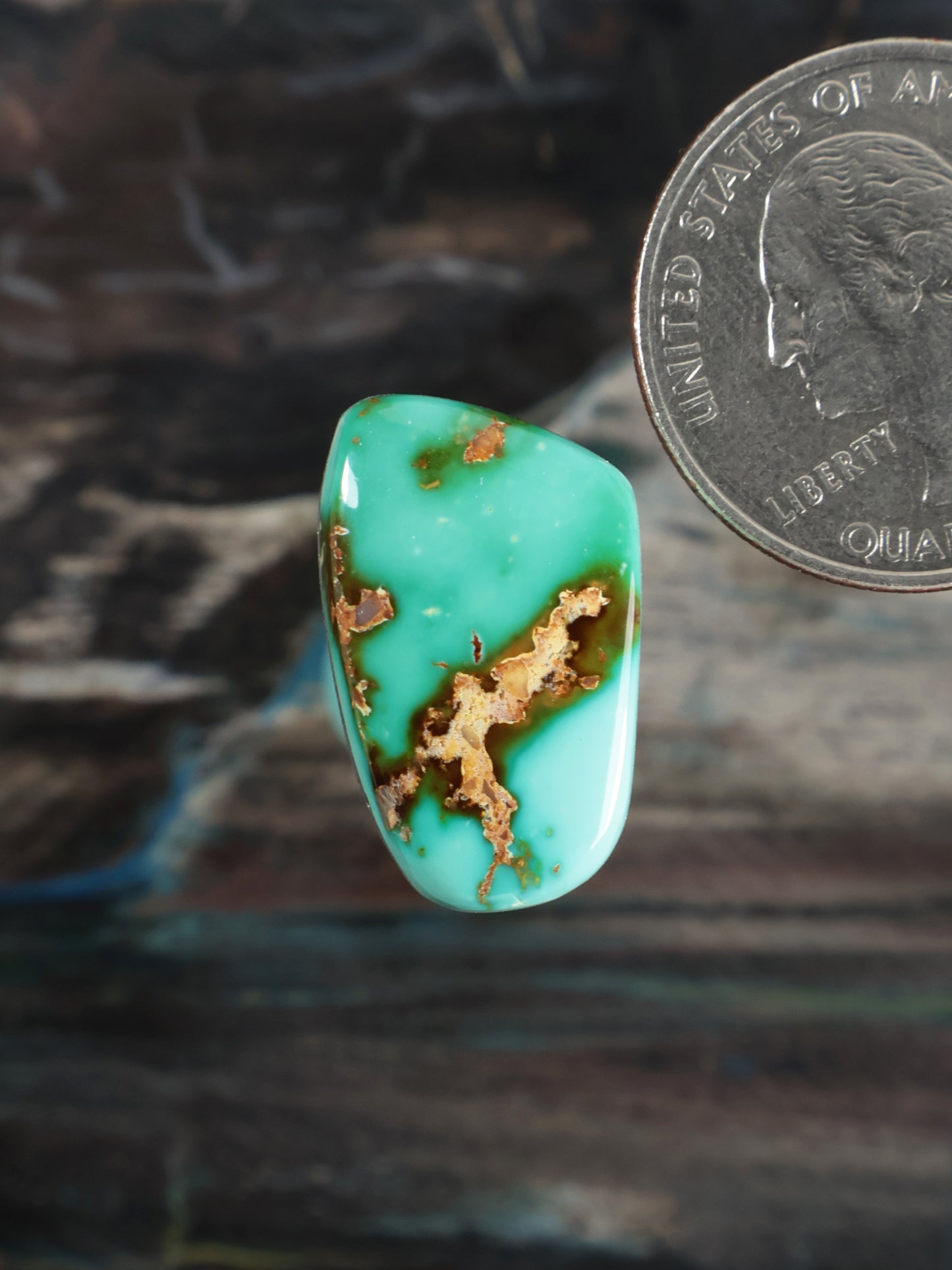 Royston Montezuma Turquoise Cabochon Q103