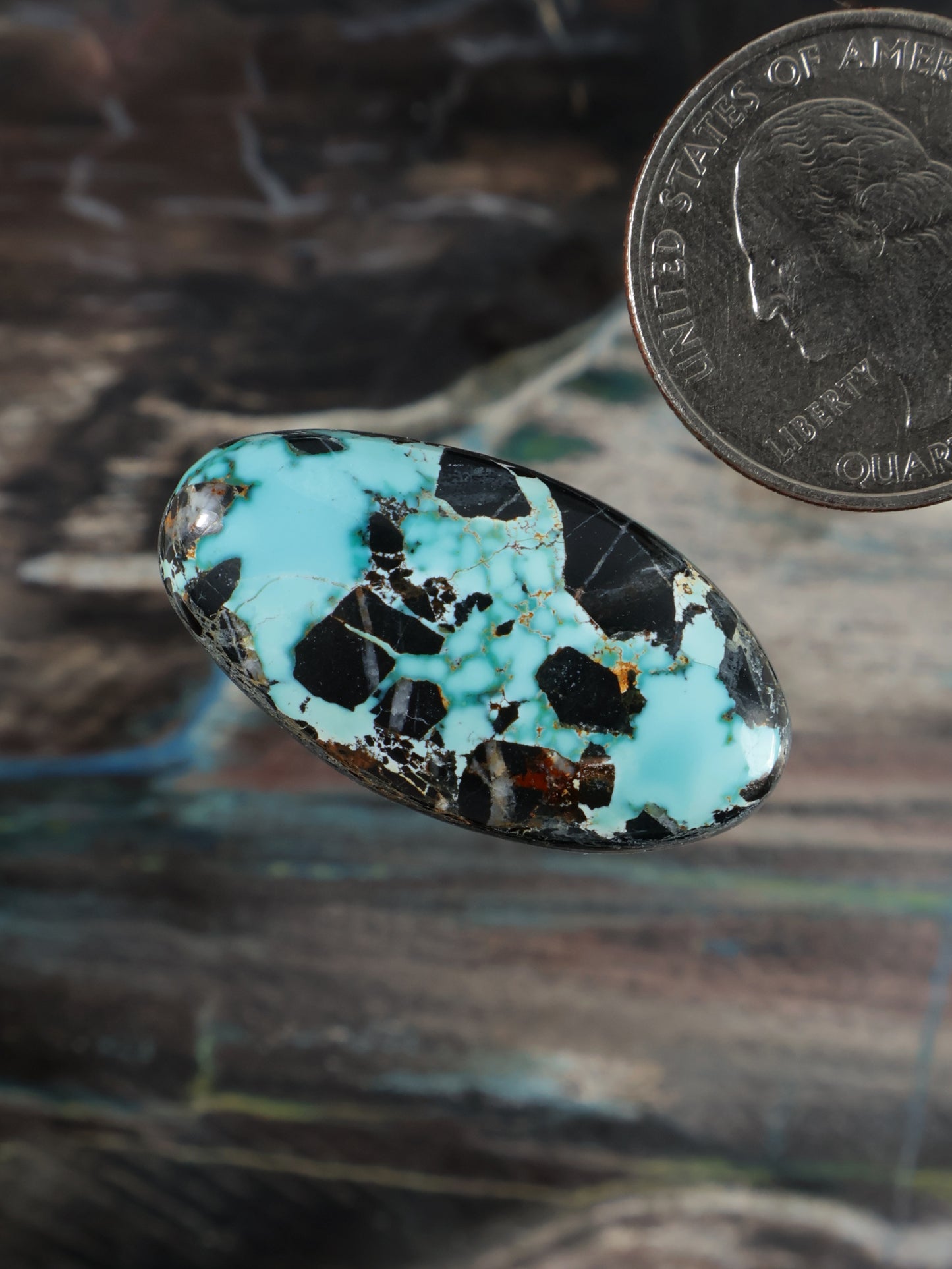 Blue Moon Turquoise Cabochon Q108