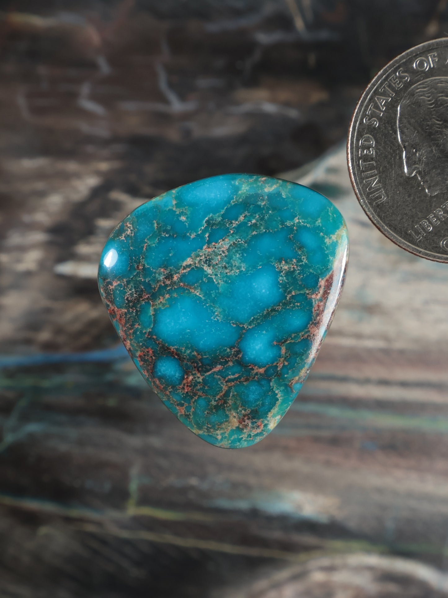 Ma'anshan Turquoise Cabochon Q071