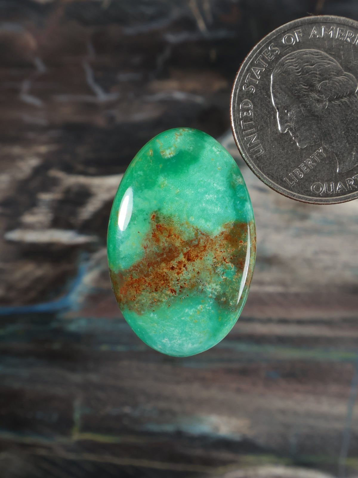 Ma'anshan Turquoise Cabochon Q066