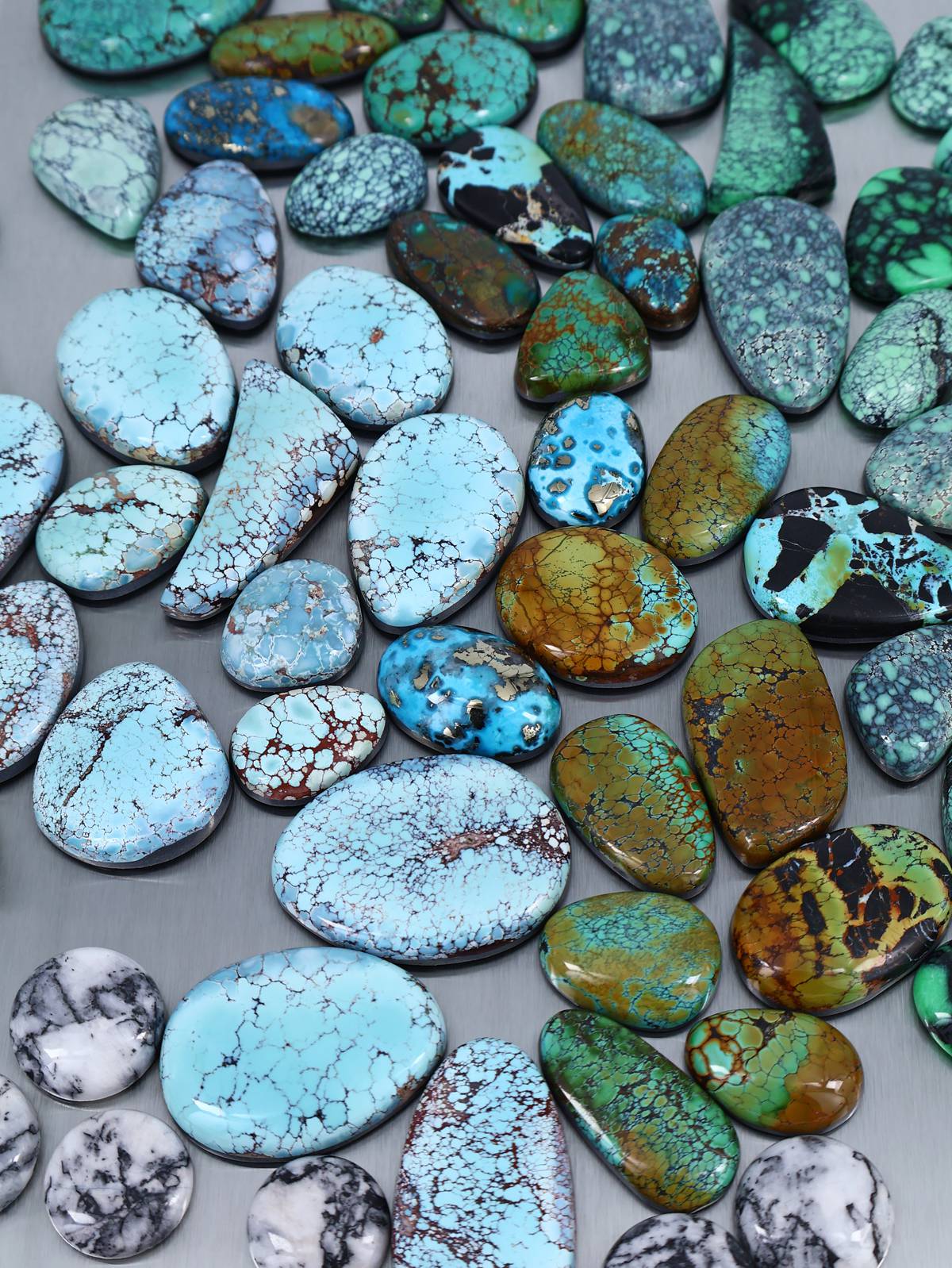 A collection of cabochons