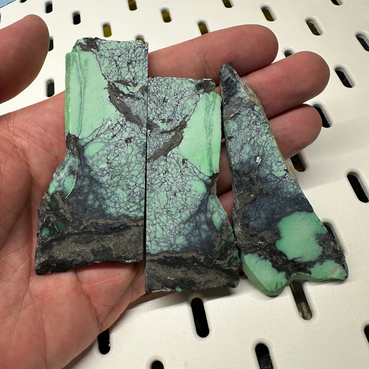 Natural Emerald Rose Variscite Rough Slabs