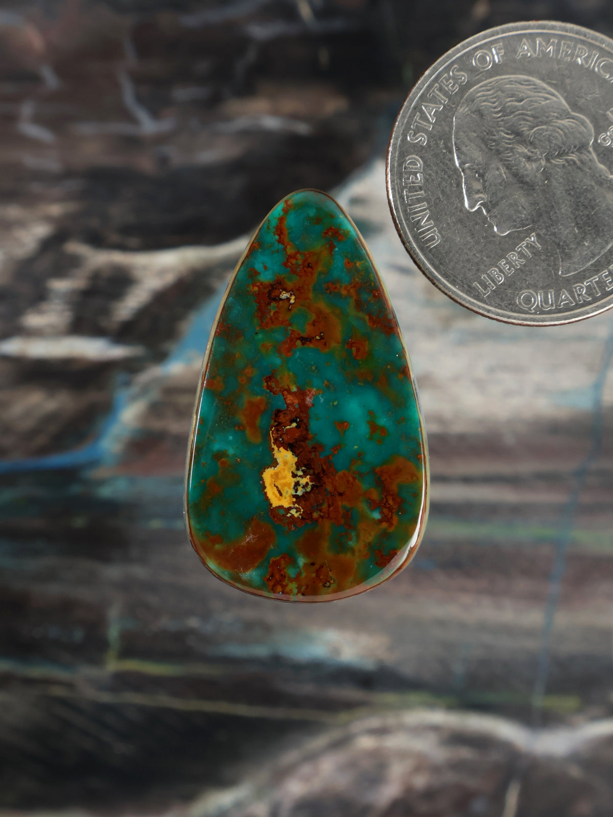 Royston Turquoise Cabochon B131