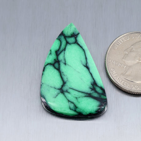 Natural Emerald Rose Variscite Cab A169