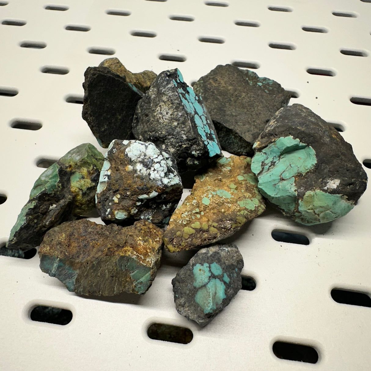 Natural Hubei Turquoise Rough 292g Lot