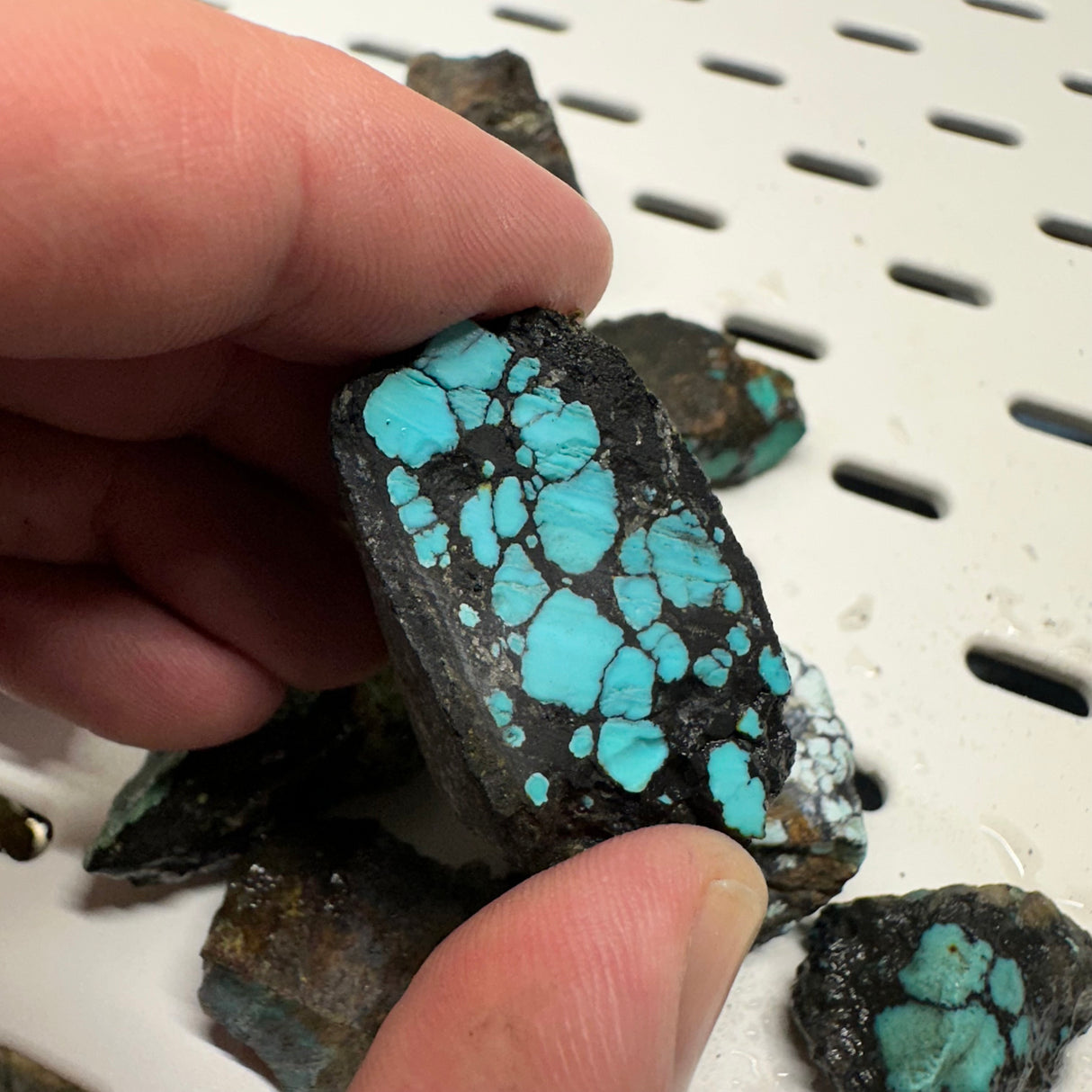 Natural Hubei Turquoise Rough 292g Lot