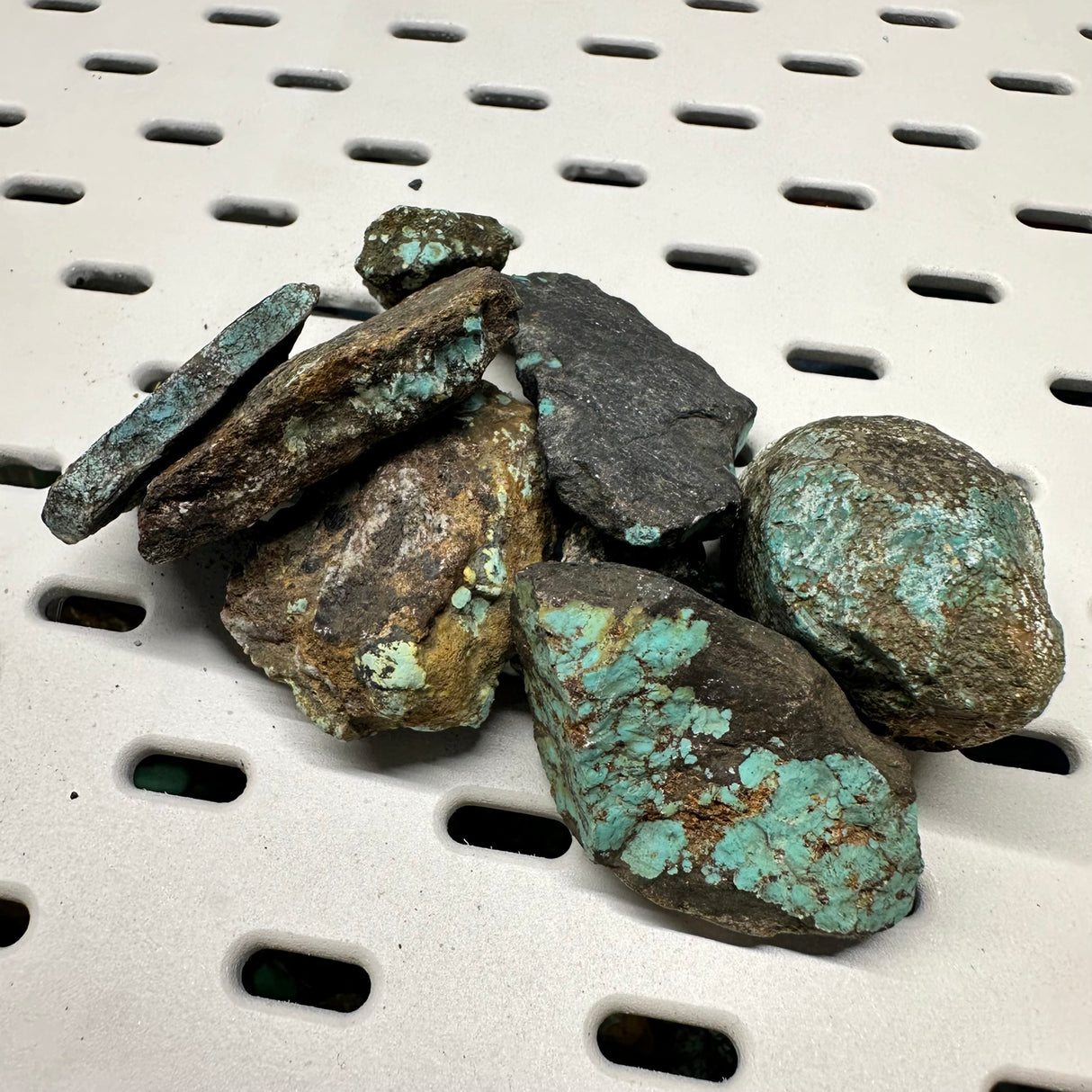 Natural Hubei Turquoise Rough 251g Lot