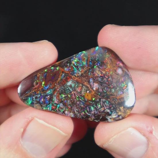 Boulder opal stone