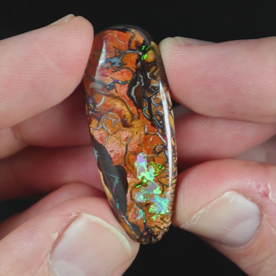 Boulder opal stone