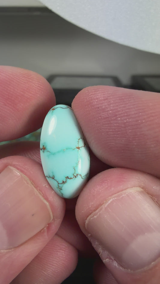 Number 8 Turquoise Cabochon B017