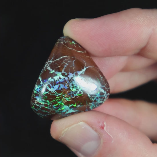 Boulder opal stone