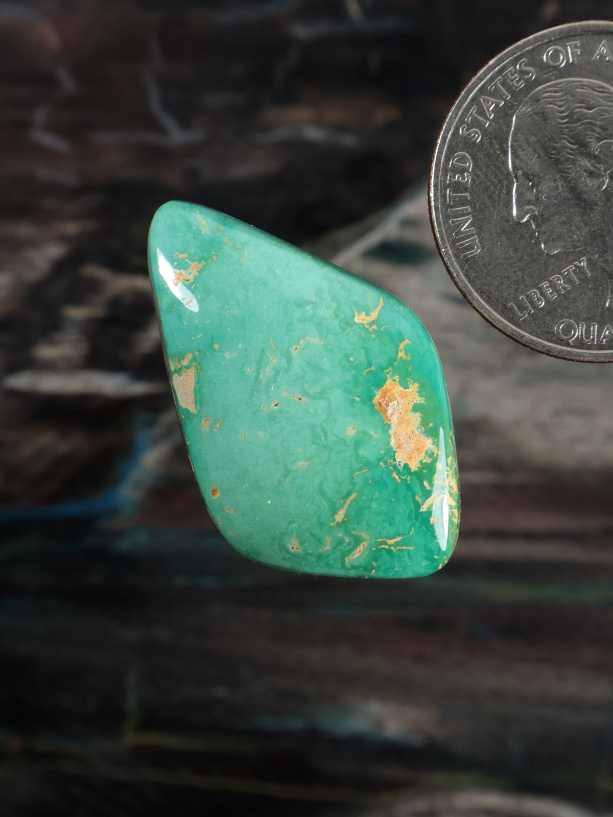 Royston Montezuma Turquoise Cabochon Q100
