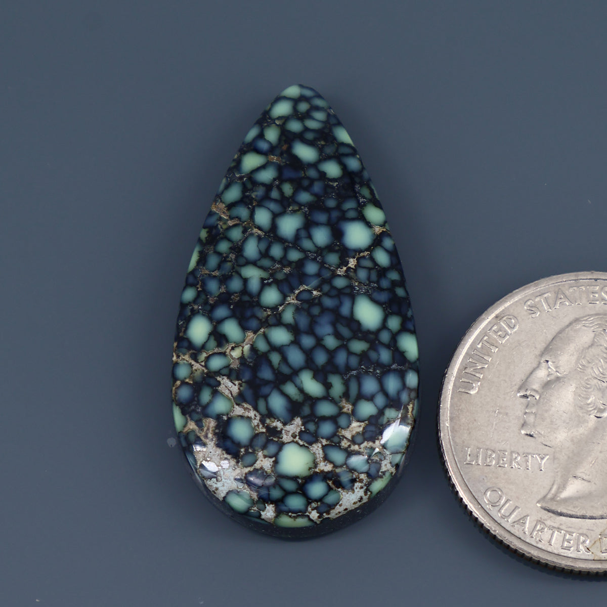 Poseidon Variscite Cabochon A016