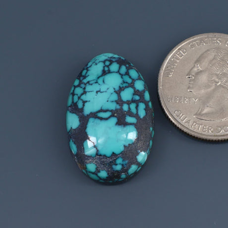 Cloud Mountain Turquoise Cabochon A150