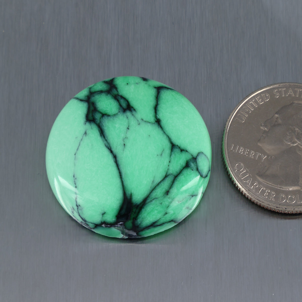 Natural Emerald Rose Variscite Cab A234