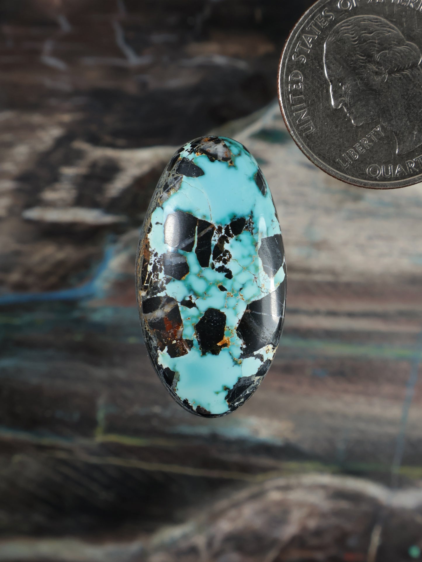 Blue Moon Turquoise Cabochon Q108