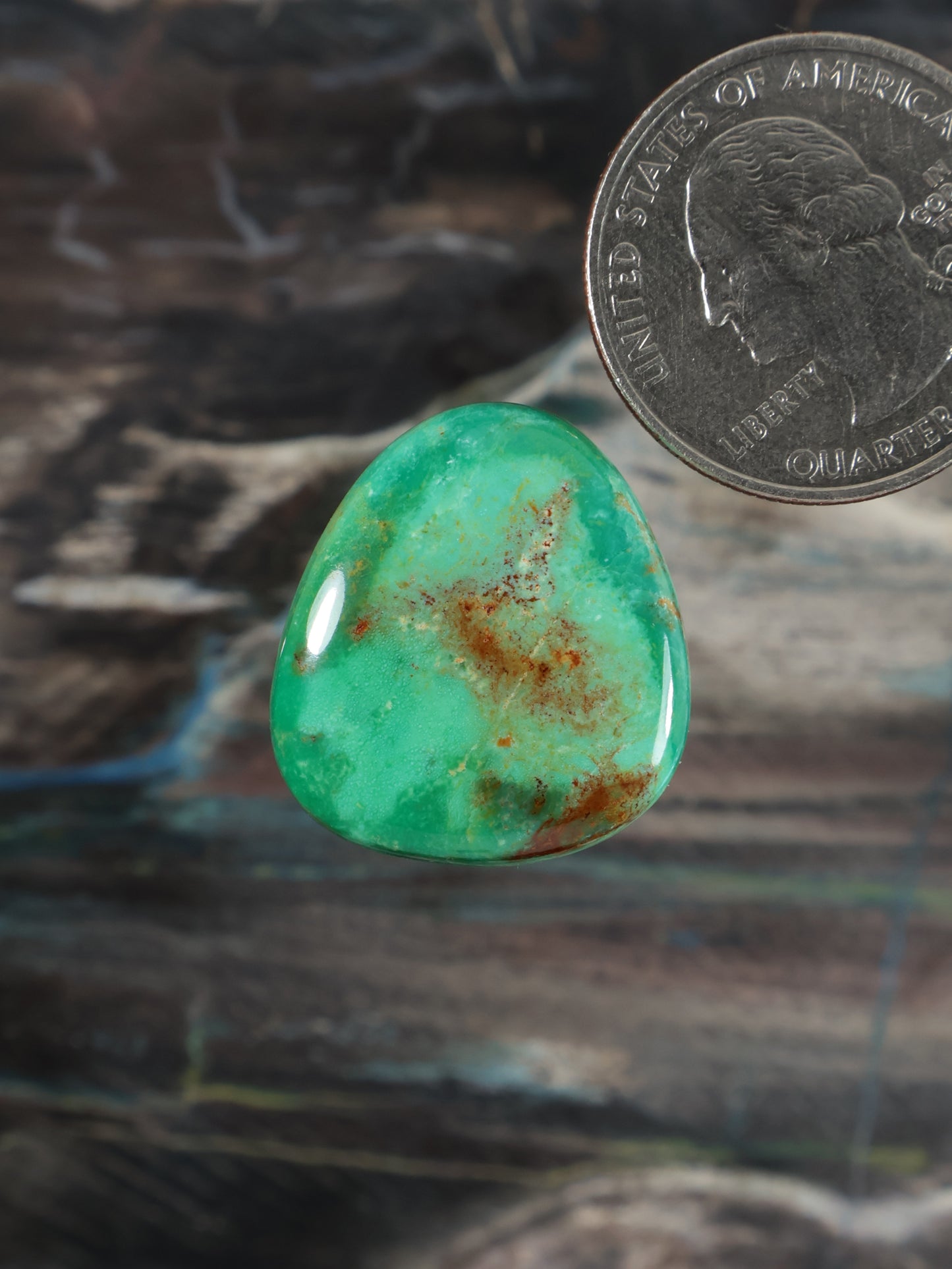 Ma'anshan Turquoise Cabochon Q070