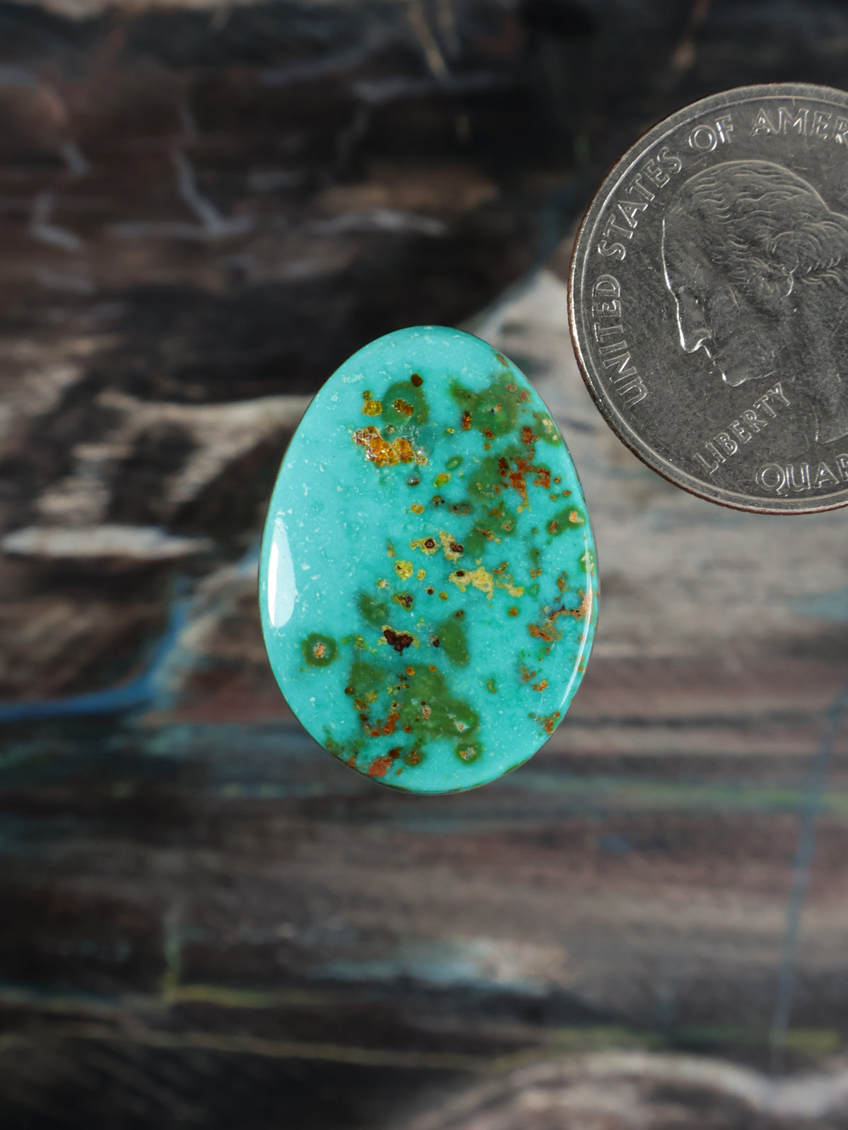 Royston Montezuma Turquoise Cabochon B140