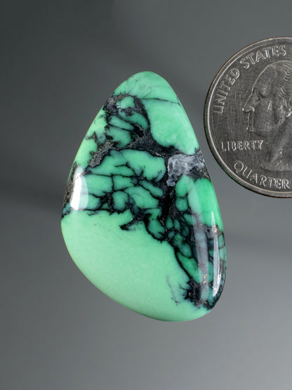 Natural Emerald Rose Variscite Cab B160