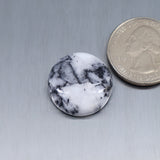 White Feather Cabochon A226